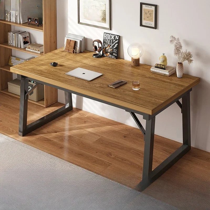 Multi-functional Simple desk Computer desk Desktop Double long desk Simple writing desk Workbench