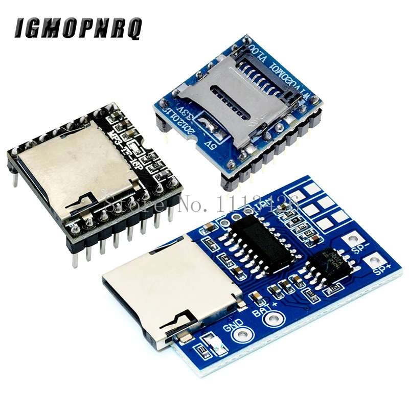 WTV020 GPD2846A Mini MP3 Player Module TF Card MP3 Sound Module Voice Module For Arduino GM Power Supply Module