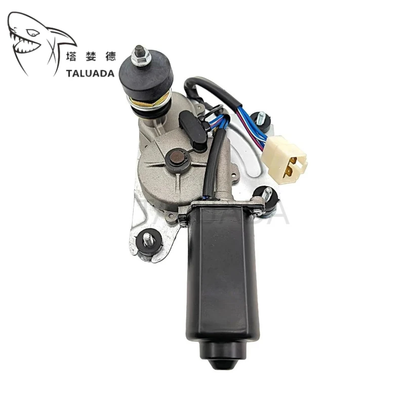 12V Wiper Motor For E305.5/306/307 B C D Excavator Engine Wiper Controller with White Plug High Quality 6 Months Warranty