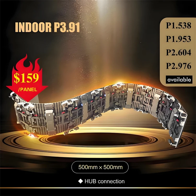 LED Premium Kwaliteit Indoor Advertising Digitaal Display High Definition Videomuur P3.91 Paneel voor concerten