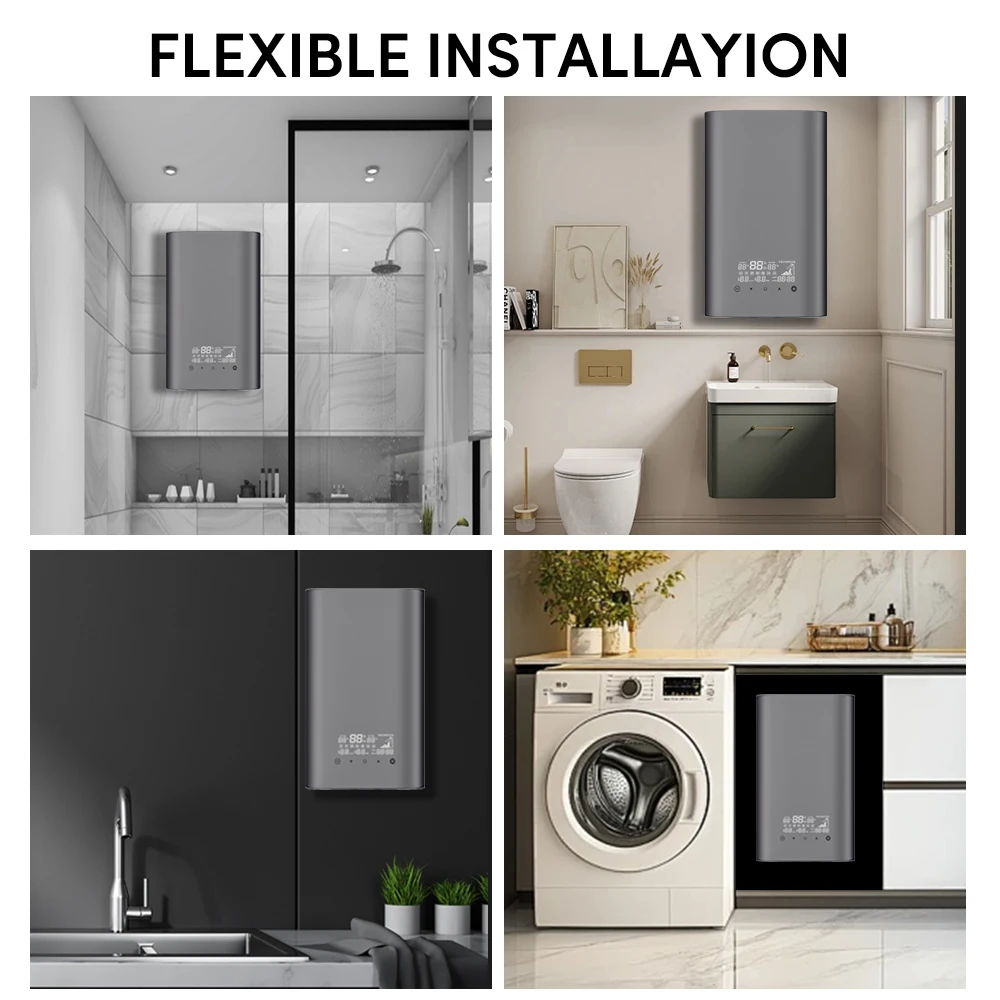3 Phase 380V 15kW Instant Electric Water Heater for Whole House Commercial Shower