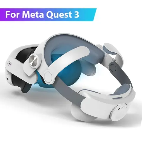 Substituível Elite Head Strap para VR Headset, Melhorar o Conforto, Acessórios para Capacete Ajustáveis, Meta Quest 3 Acessórios