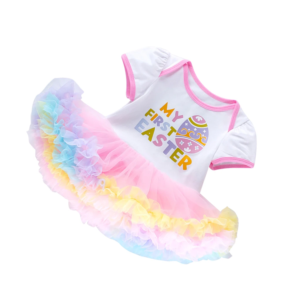 

Cartoon Dress Kids Clothes Newborn Girl Eater Skirt Toddler Baby Premium Material Stylish Design Princess Party Birthday