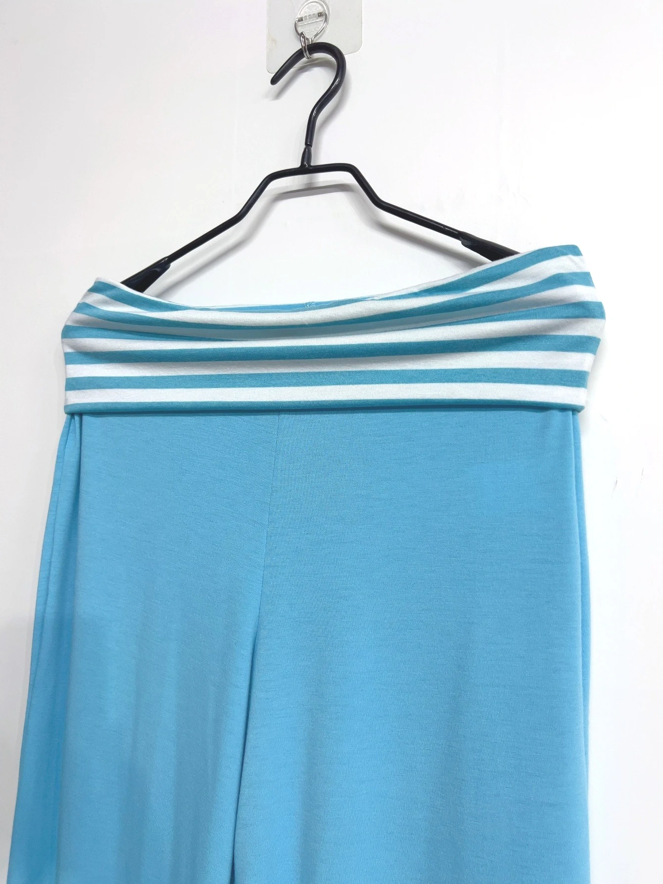Y2K Damenmode, gestreifte, lässige Pyjamahose, Loungehose, elastisch, doppellagig, niedrige Taille, lange Schlafanzughose – Detail 6