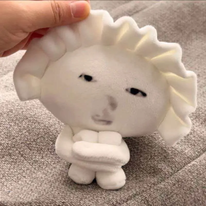 Lustiger Plüsch-Dumpling-Anhänger im JP-Stil von Meme Sakuya Gyozakura für Rucksack, Schlüsselanhänger, Deko, hängendes Ornament, Geschenke für Freunde – Detail 3