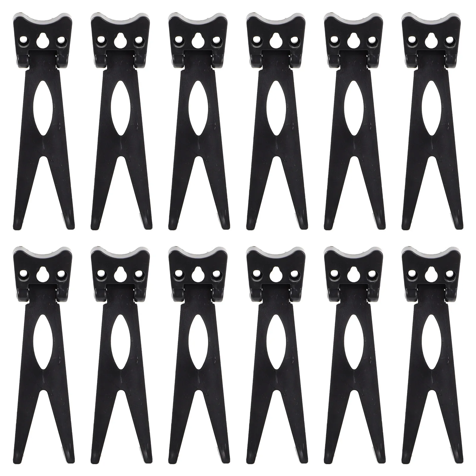 50Pcs Desktop Photo Frame Holder Plastic Display Rack for Artwork Office Shelf Storage and Organization