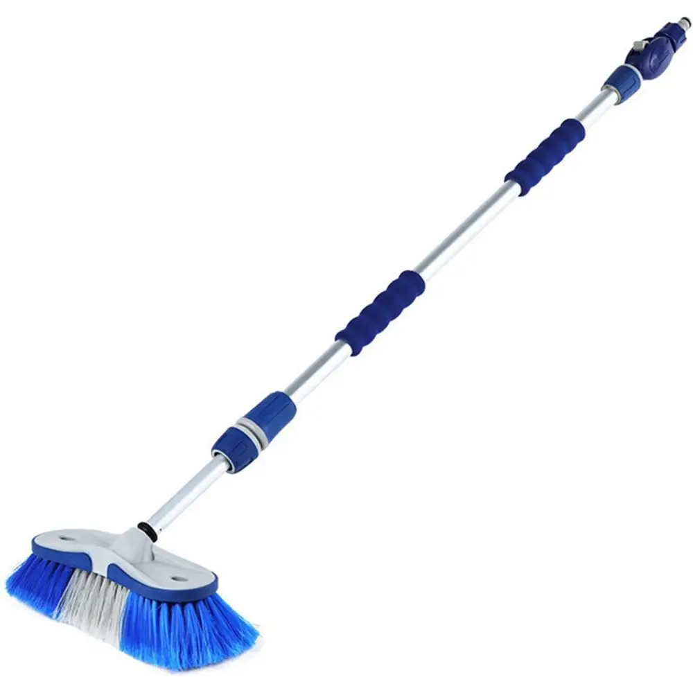 

Telescoping Pole Water Brush for Cleaning Car, Truck, SUV, RV, Trailer, Boat Exteriors