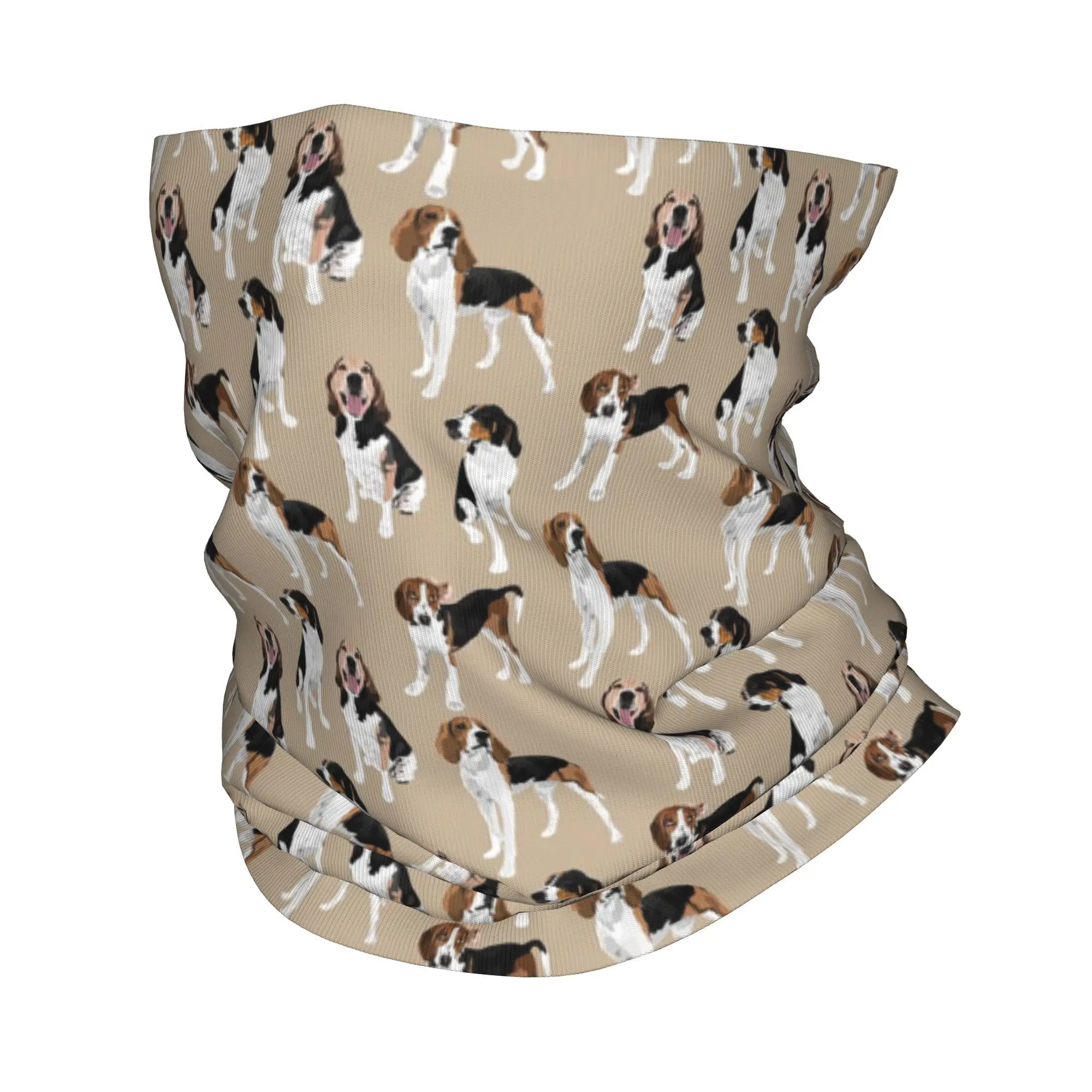 Treeing walker coonhound em tan bandana pescoço capa impressa envoltório cachecol multi-uso caminhadas pesca unisex adulto respirável