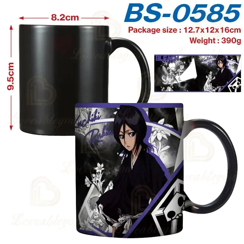 Magic Sensitive Mug Bleach Kurosaki Ichigo Color Change Ceramic Cup Heat Temperature Changing Coffee Mug Tea Cup Gift