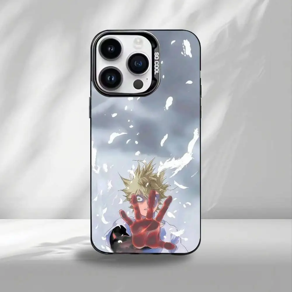 Capa de telefone trevo preto A-Asta para iPhone17,16,15,14,13,12, Pro Max capa de telefone colorida preta