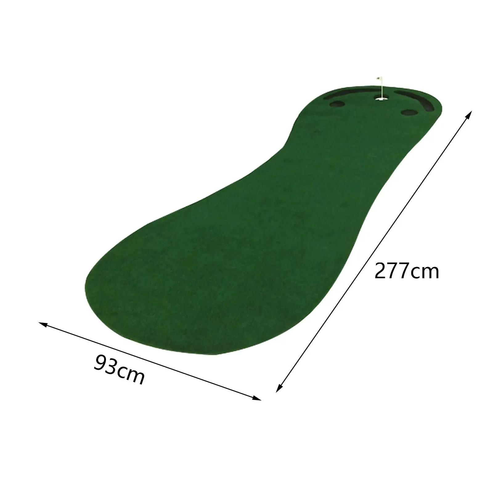 Golf Putting Green Mat Durable Men Women Golfer Gift Portable Golf Training for