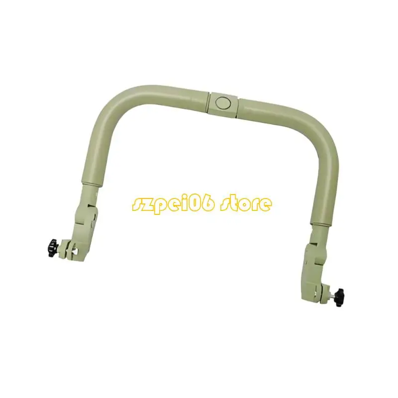 45bf Baby Carriage Handrail Akses Tengah Sistem penjepit aman yang mudah dicuci untuk kompatibilitas kereta bayi