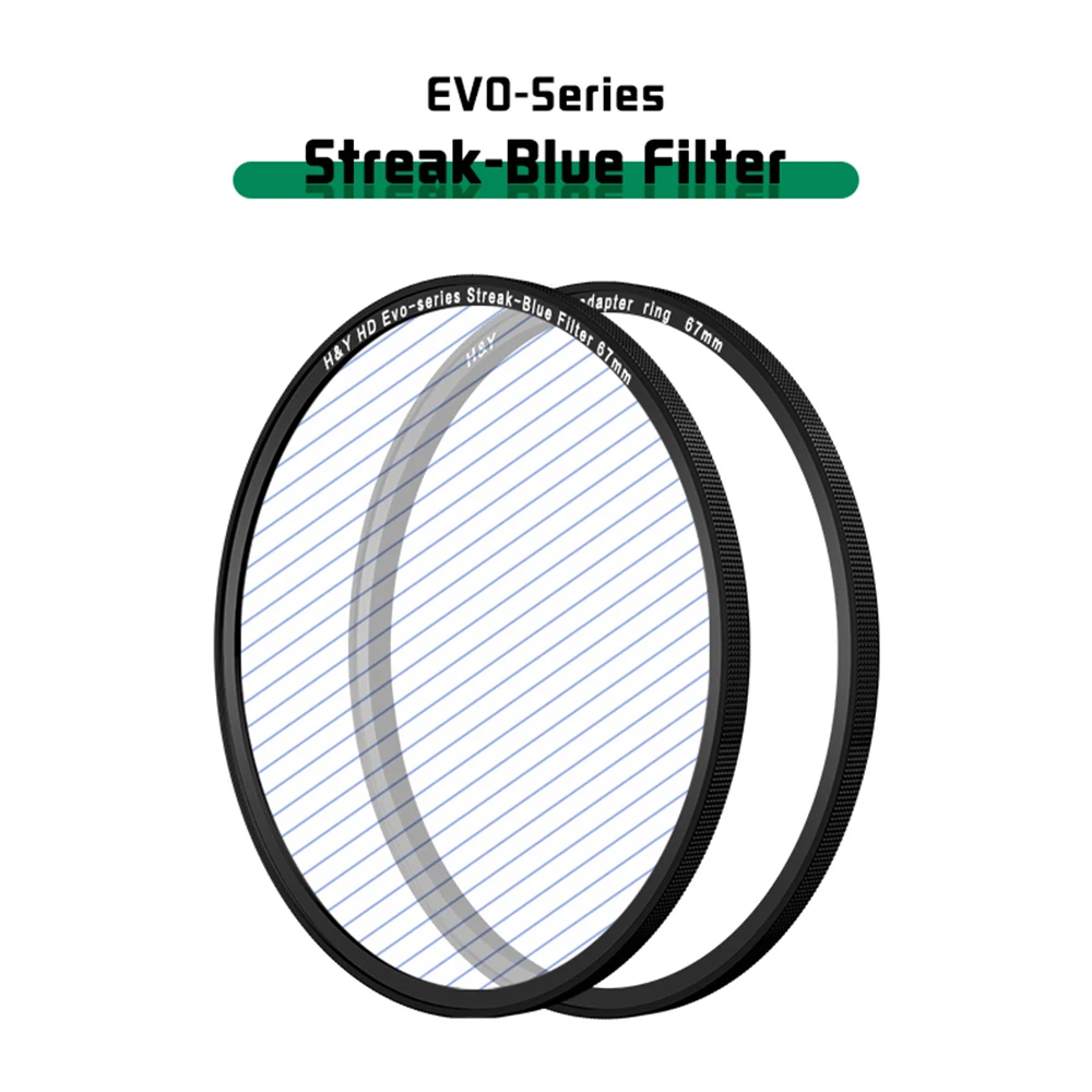 

H&Y HD Evo Series Camera Lens Filters Magnetic Streak-Blue Filter Kit 67mm 72mm 77mm 82mm 95mm