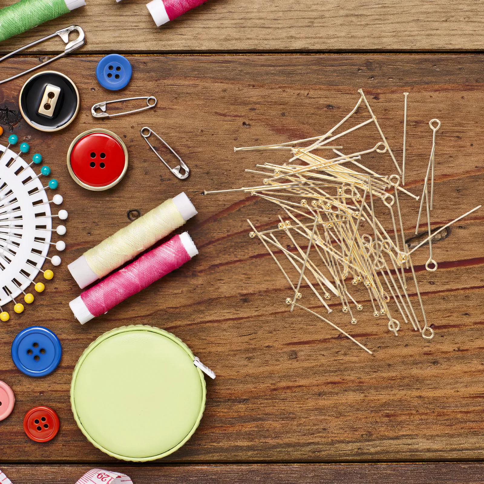 

150Pcs Jewelry Eye Pins Stainless Steel T Shaped Ball Head Pins DIY Earrings Necklaces Bracelets Jewelry Making Tools