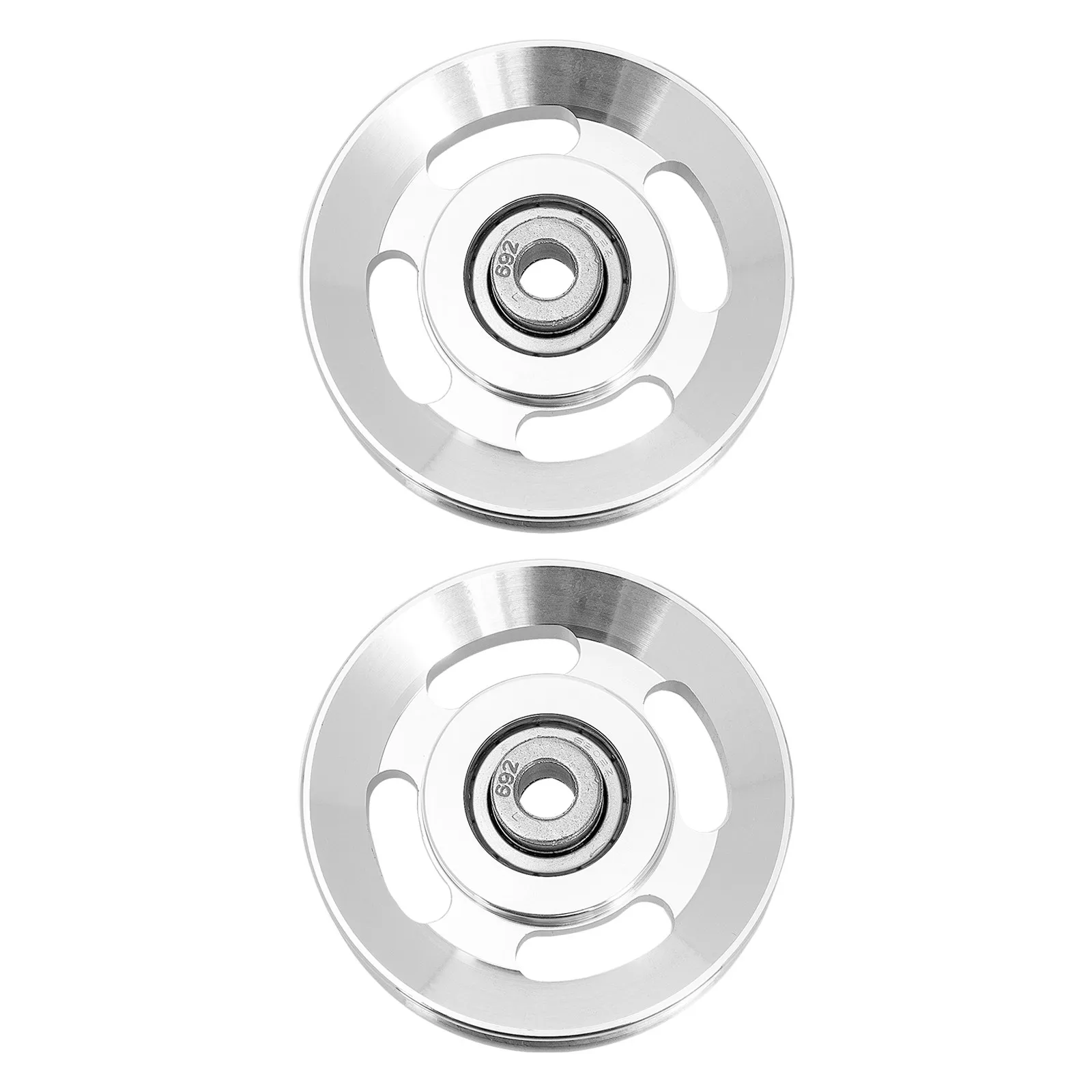 2 pcs Gym Fitness Equipment Halloween Christmas New Year Cable Pulley Aluminum Pulley Cable Gym Pulley Cable Pulley Gym