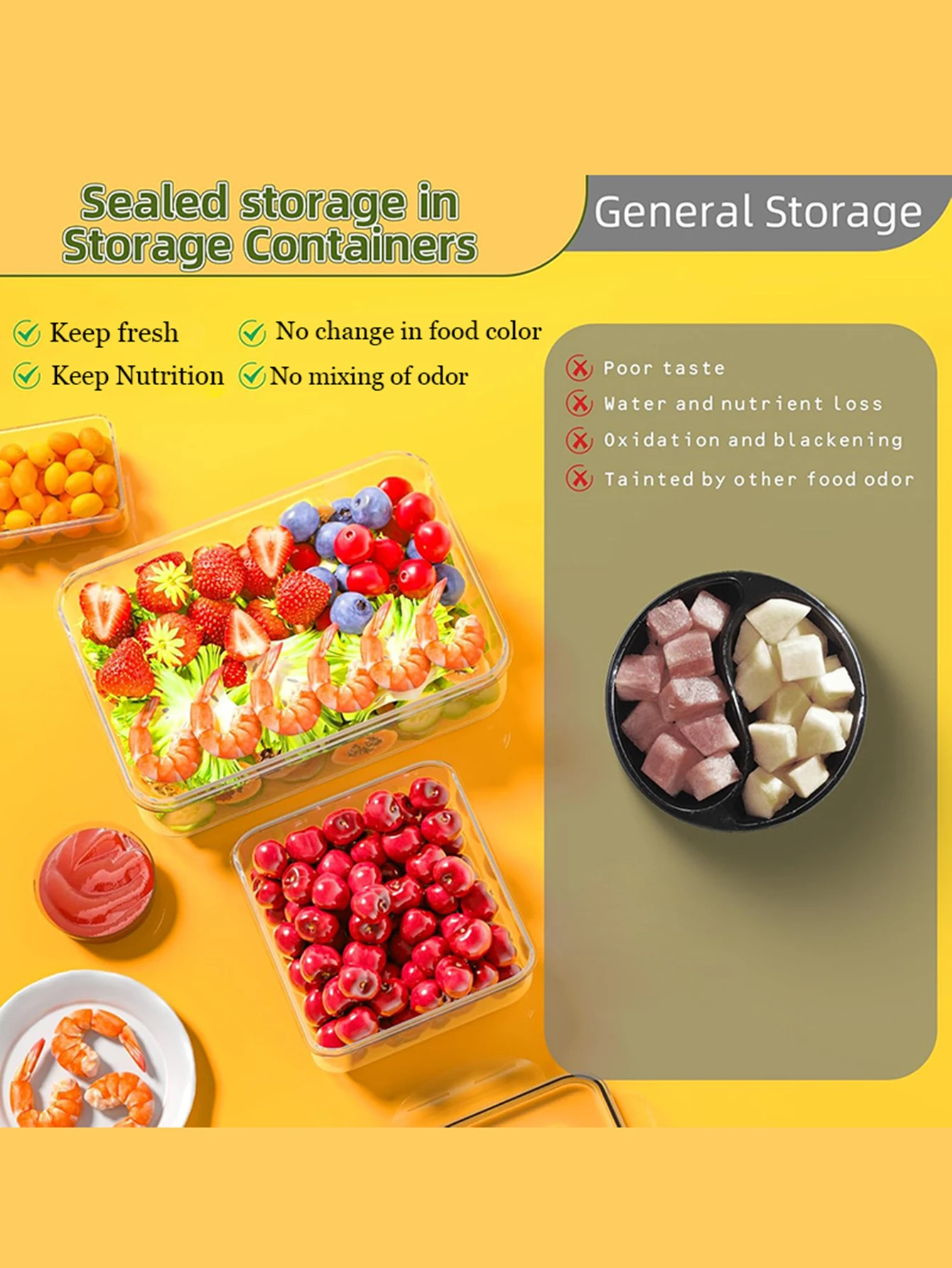 24pcs Sealed Plastic Food Storage Containers for Kitchen Storage and Organization Leak Proof Food Containers with Labels, Pens