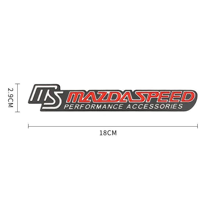 3D 금속 스타일링 자동차 배지, MS 스피드 데칼 엠블럼 자동차 스티커, 마쓰다 MS Cx 4 Cx 5 Cx 8 Atenza Mx 5 Rf, 마쓰다 3 자동차 액세서리