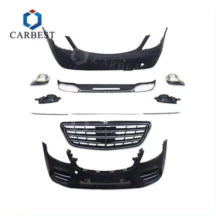 

BR CARBEST Popular 2014-2018 S Class W222 Body Parts Auto Kit Upgrade To S450 2018 Style For Mercedes Benz