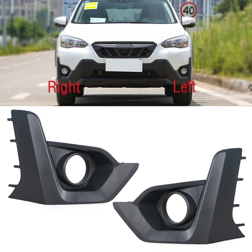 Para Subaru XV Crosstrek 2021 2022 luz antiniebla del parachoques delantero cubierta del marco de la lámpara antiniebla embellecedor tapa del capó bisel 57731FL860 57731FL870