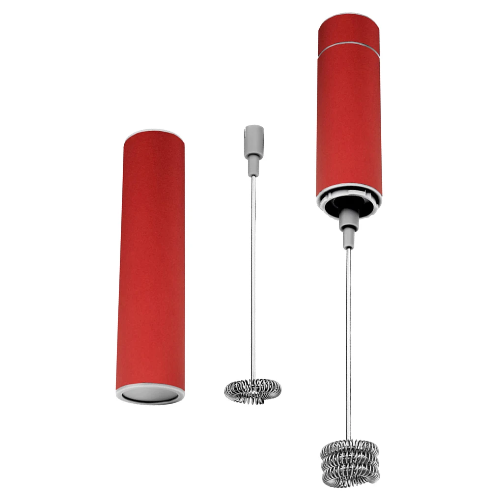 Stainless Handheld Electric Milk Frother Coffee Whisk Egg Mixer Blend