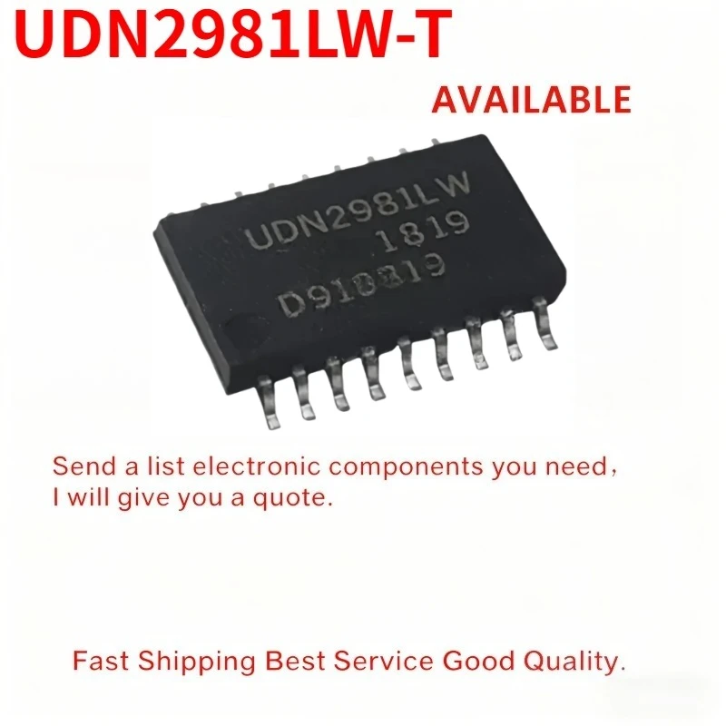 5Pcs/Lot Original new   UDN2981LW UDN2981LW-T UDN2981 SOP-18 IC Chip
