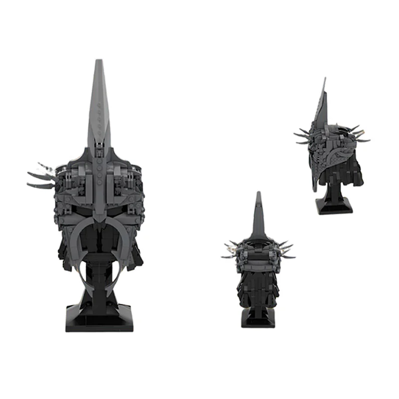 777pcs MOC Witch King Angmar Medieval Castle Model Building Blocks Home Decor Desk Display Shelf Accent Premium Gift For Adults