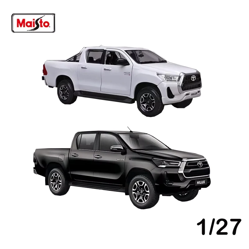 

Maisto 1:27 New style Toyota Hilux simulation alloy car model crafts decoration collection toy tools gift