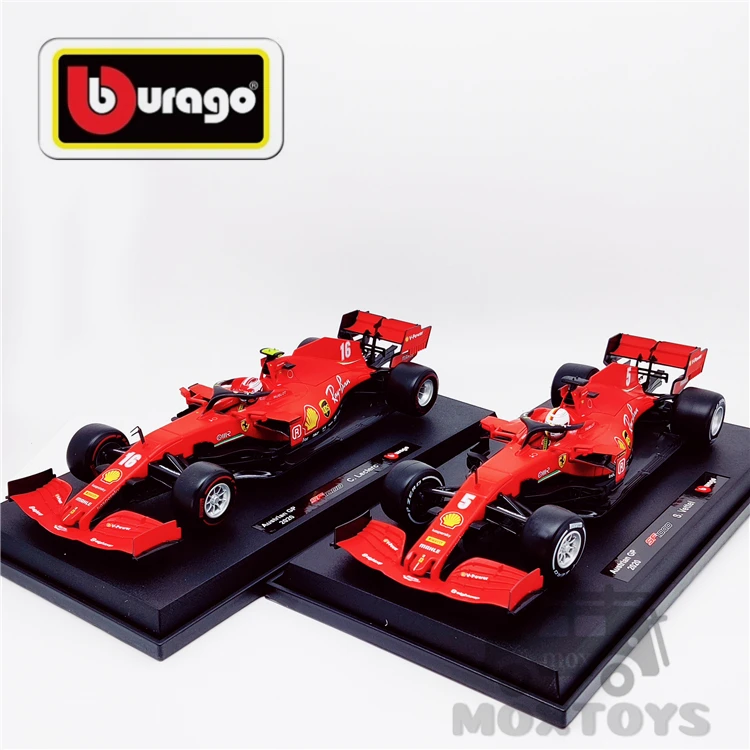Bburago 1:18 2020 F1 SF1000 No.5 S.Vette / No.16 C.Leclerc Racing Diecast Racing Car