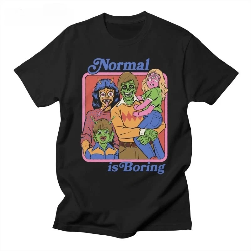 Camiseta de Manga Corta y Larga con Capucha para Hombre, Estilo Vintage Americano y Europeo, Diseño de Oso de Arena, Color Negro Mágico
