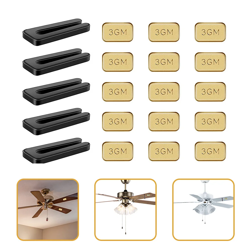 

5 Sets Blade Balancing Kit Fan Alignment Blades Small Ceiling Maintenance Tool Metal for