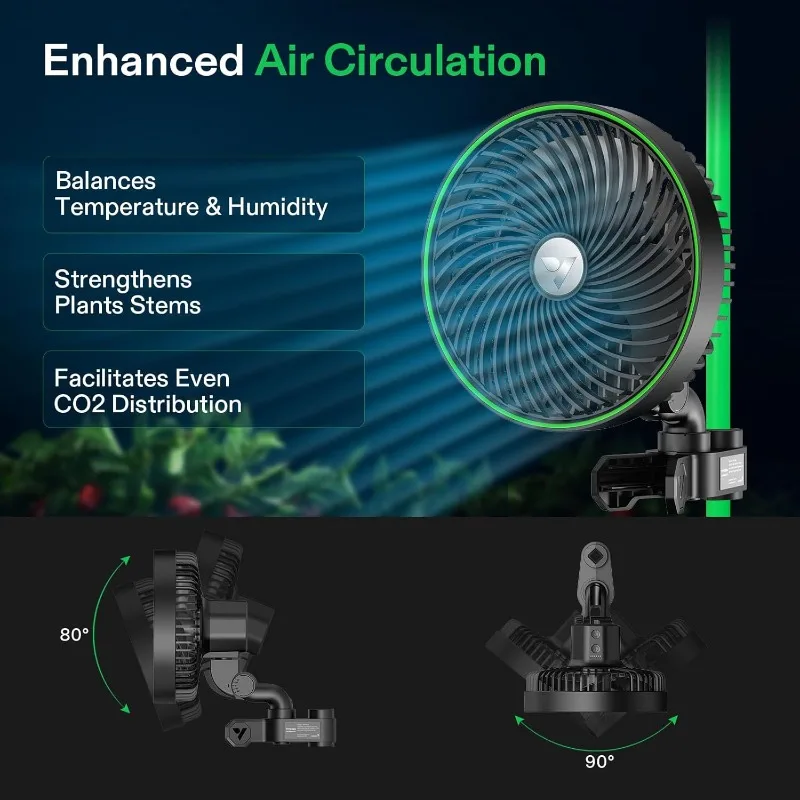 طقم خيمة النمو الذكية 4 × 4 أقدام، نظام تلقائي مدمج واي فاي مع ضوء قابل للبرمجة #5