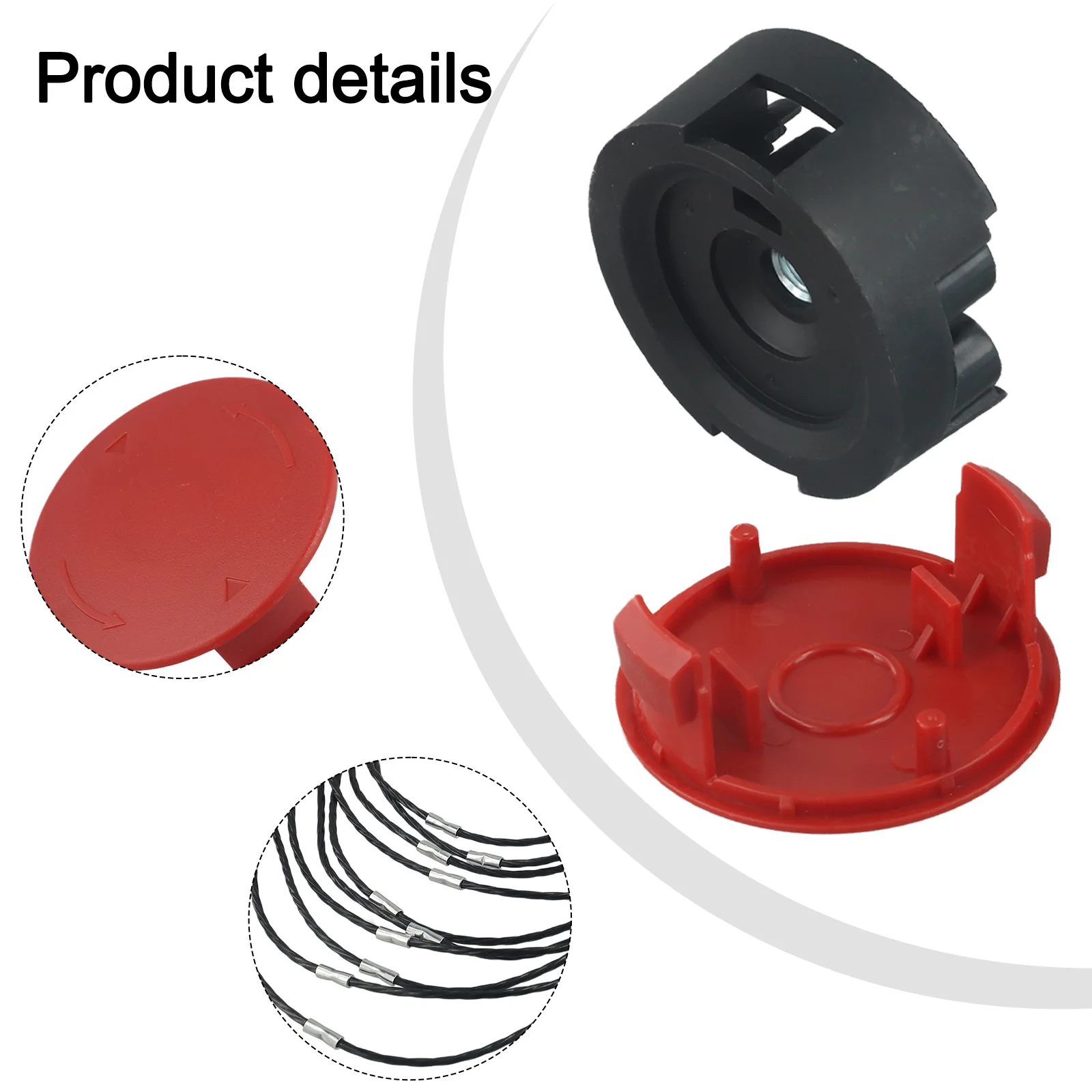 For Bosch For AFS 2337 Compatible Trimmer Line Set Featuring a Cap Cover and Cutting Head Explore Model Options