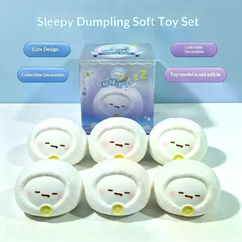 1Pcs Office Stress Relief Desktop Play Toys Hachimi New Blue Little Seal Squeeze Slow Rebound Soft Touch Toy Small Gift