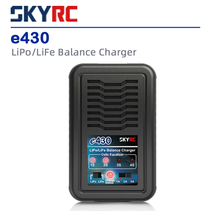 

SKYRC E430 LiPo/LiFe Balance Charger 2-4S 30W Chargers For Remote Controlled Aircraft And Drones SK-100107-03