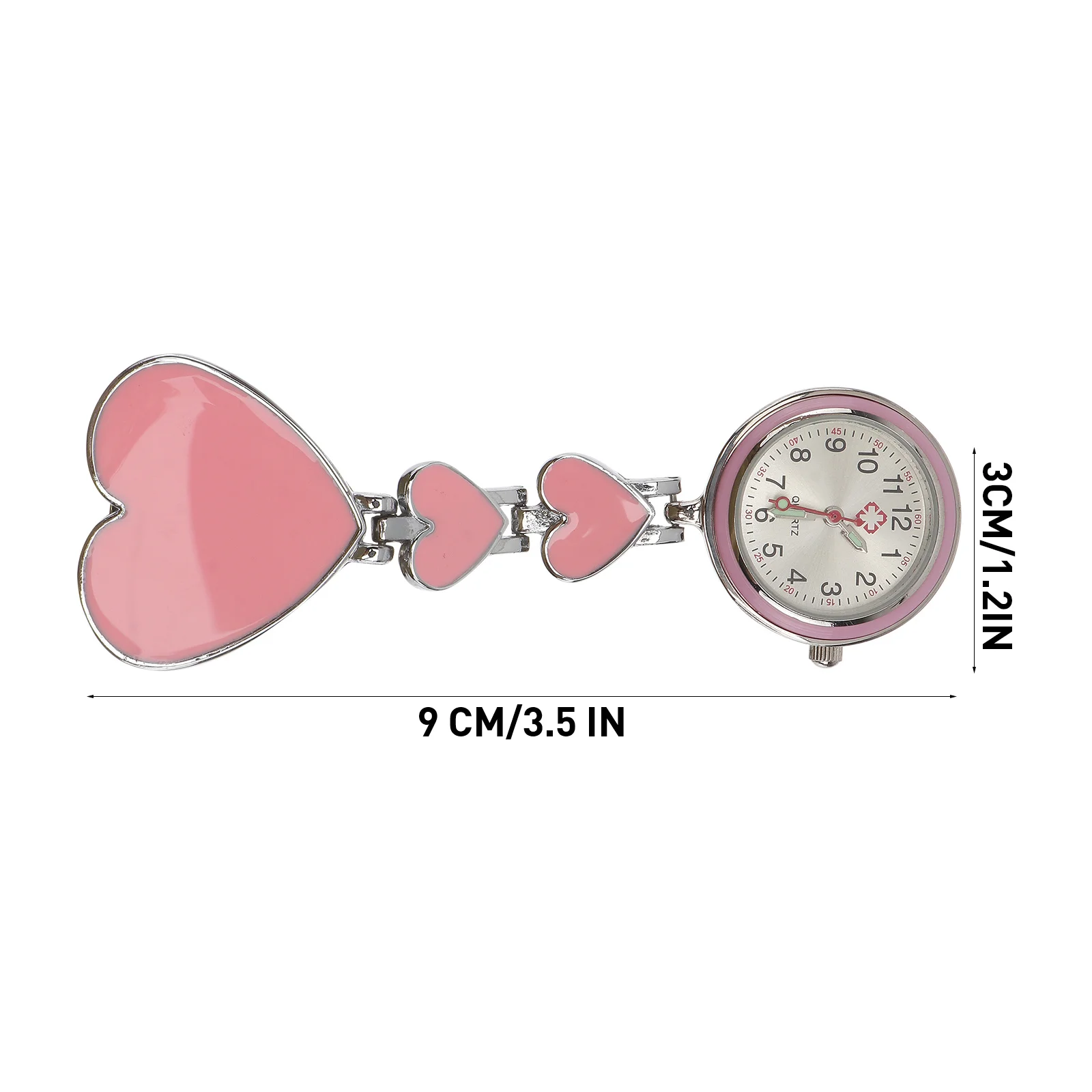 

1pc Waterproof Nurse Pocket Shape Design Professional Durable Nursing Student Gift Fashion Women Fob Watch