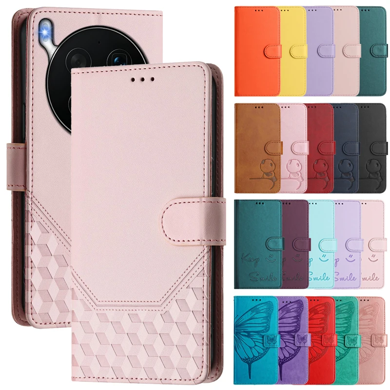 Phone Accessories Vivo - حافظة هاتف كلاسيكية من الجلد لهواتف