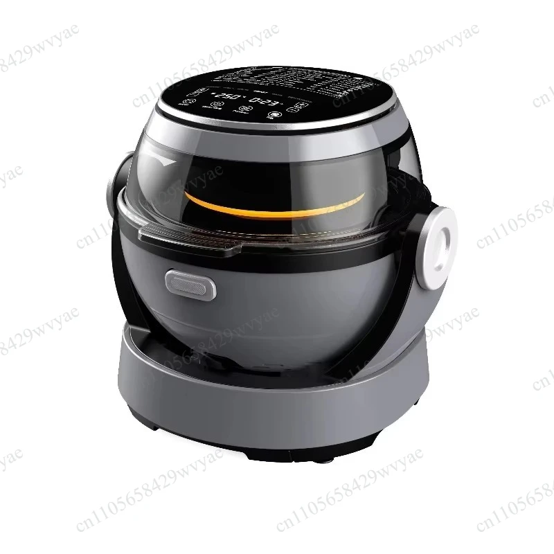 Digital Multifunctional Visible Oil-free Cooking Oven Smart Automatic Rolling Air Fryer