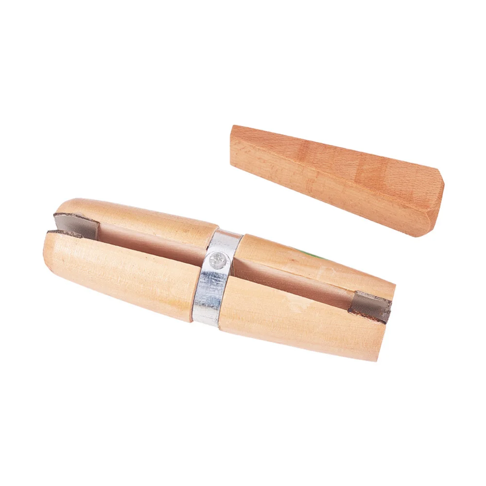 2Pcs Wooden Ring Clamp Jewelry Making Benchwork Professional Hand Tool Setting Engraving Repair Polishing Rings Tools