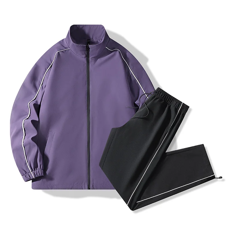Men's Sports and Leisure Set for Spring and Autumn Outdoor Fitness Loose and Trendy Versatile and Fashionable Two-piece Set