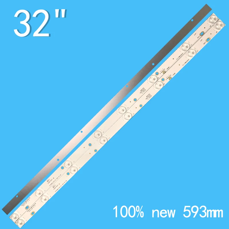 Striscia di retroilluminazione a LED per OY315D08-ZC14F-02, muslimah, LE32F50, LE32D51A, LE32D31S, IC-C-PDBS32D334, muslimate