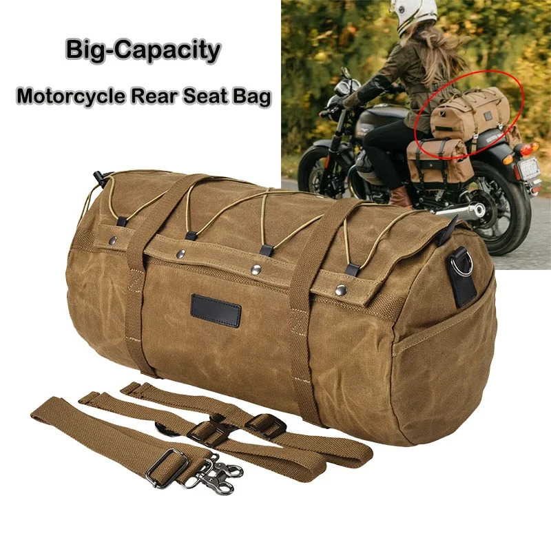 

Motorcycle Rear Luggage Rack Bag For BMW/Yamaha/Honda/Harley Touring Universal Waterproof Post Travel package Cycling Travel Bag