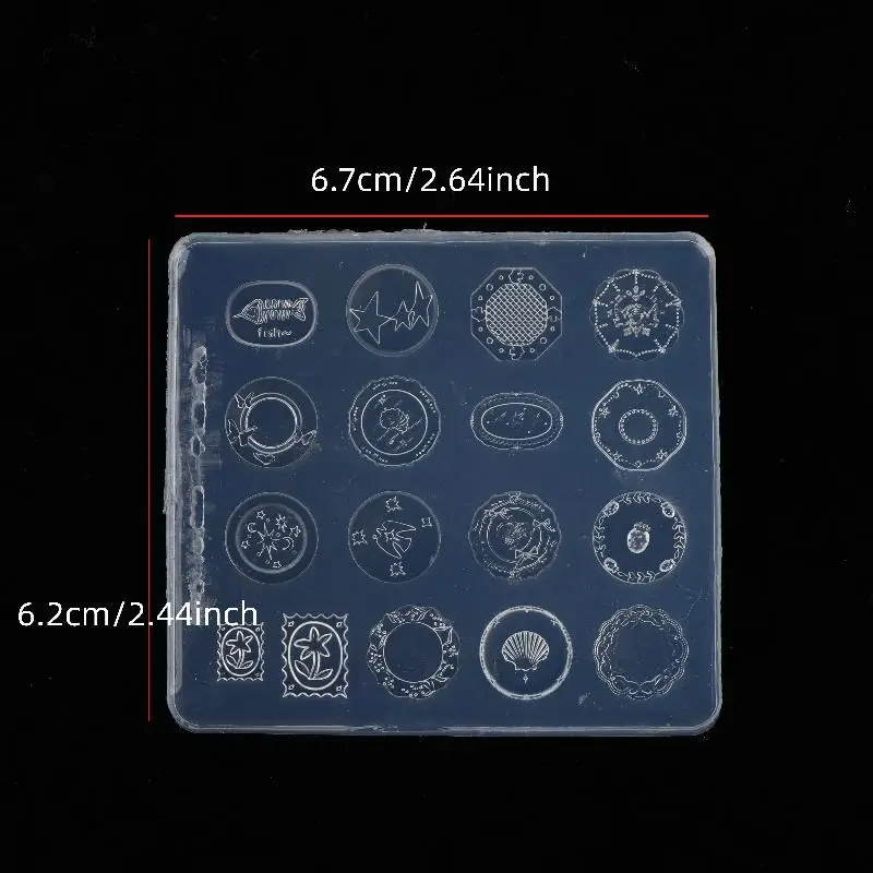 3D Embossed Nail Art Silicone Mold DIY Template Gel Print Stencils Carving Tools For Professional Manicure Design Salon Home Use