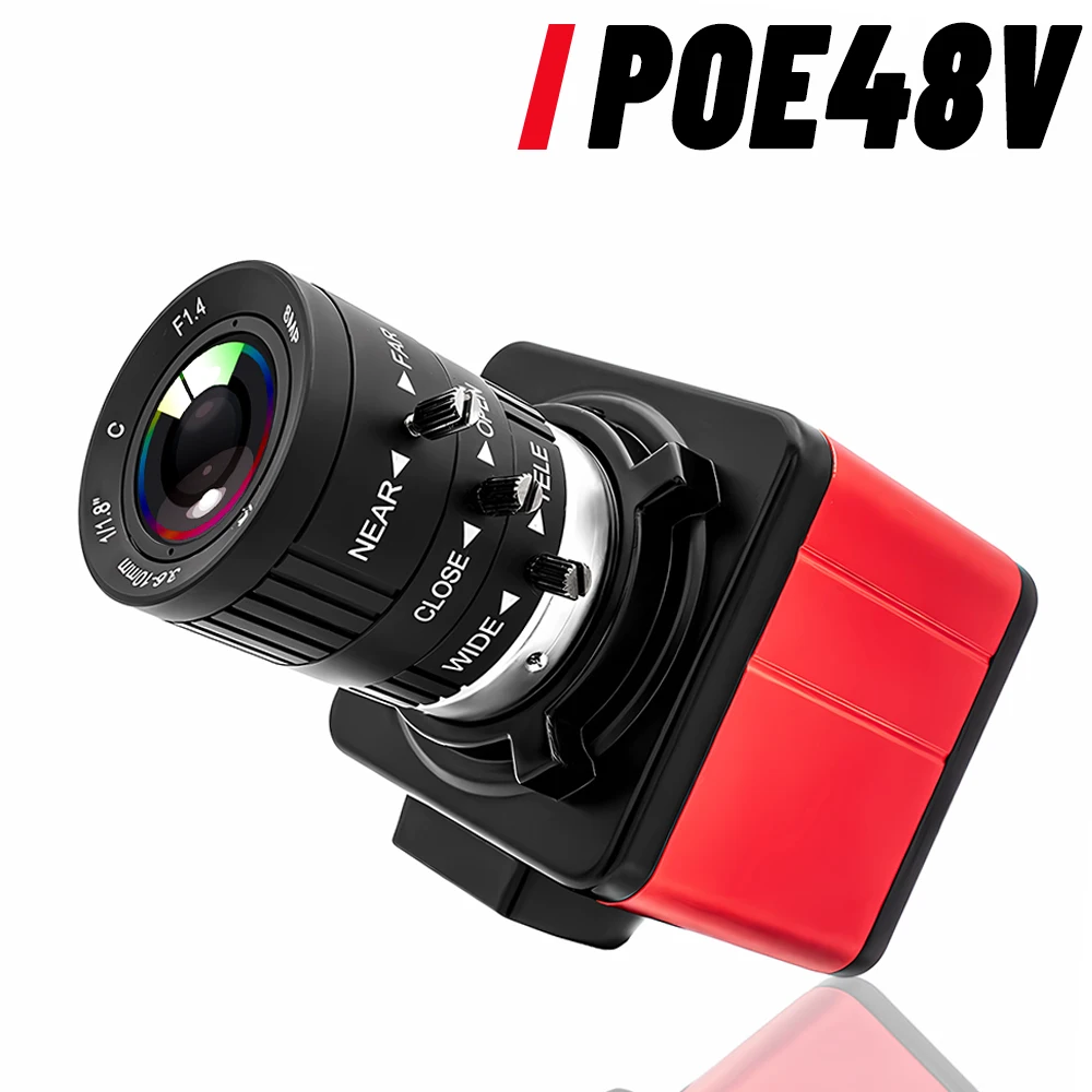 WGWK 4K Network Camera IP Smart Home 3/4/5/8MP HD Camera Safety Security Surveillance CCTV Varifocal Zoom Mini Onvif POE Webcam