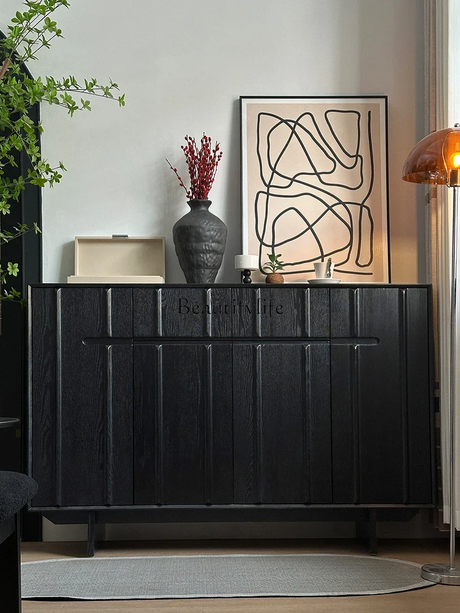 

P13Medieval multi-functional living room storage, entrance cabinet, retro partition cabinet against the wall