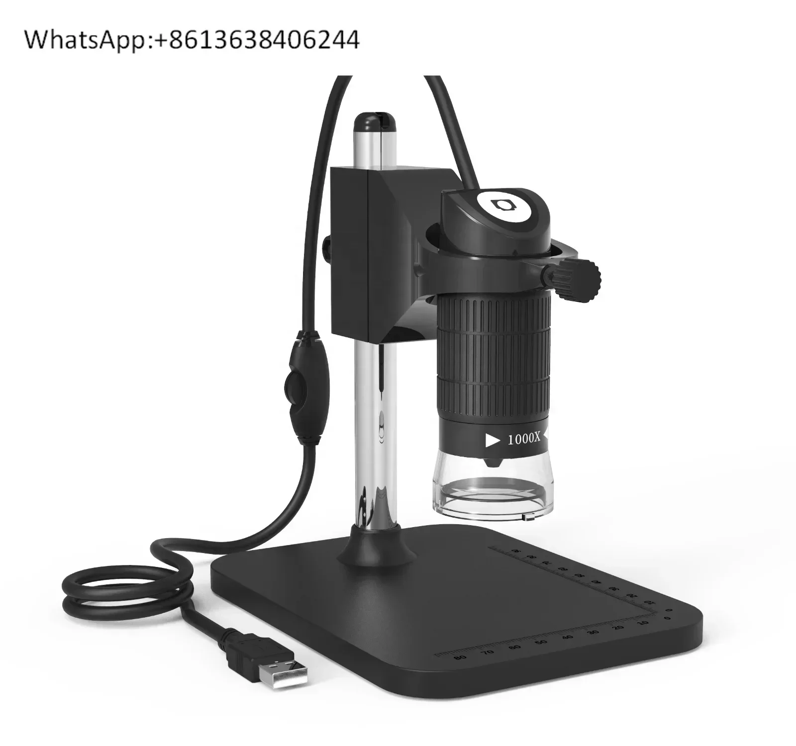 Portable HD Digital Microscope1000x electronic Microscope 1080P Endoscope Magnifier Camera Observe plants Children's microscope