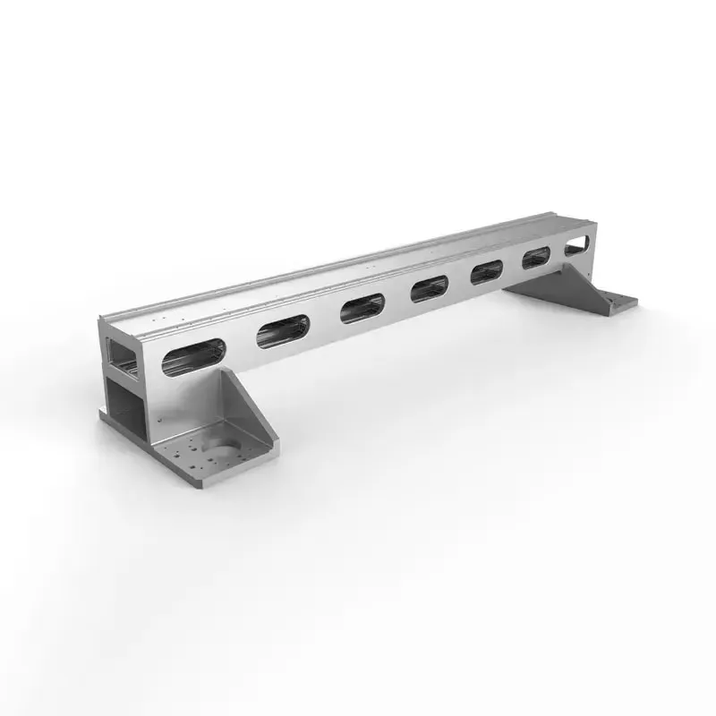 Trave trasversale a portale in alluminio con asse X per macchina da taglio in fibra CNC