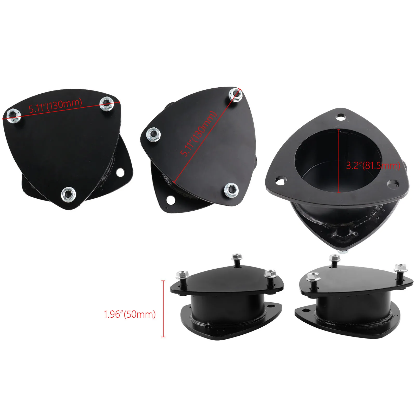 Suspension Lift Kit Shock Absorber Lift Aluminum Alloy fit for Hijet Truck S200 Series 2WD 4WD