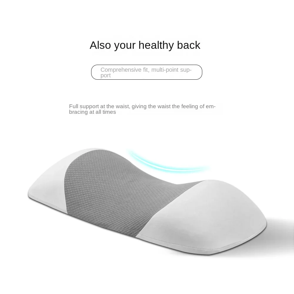 

Slow Rebound Memory Foam Lumbar Support Pillow Sleeping Lumbar Spine Orthopaedic Cushion Muscle Lumbar Pillows Relaxation Back