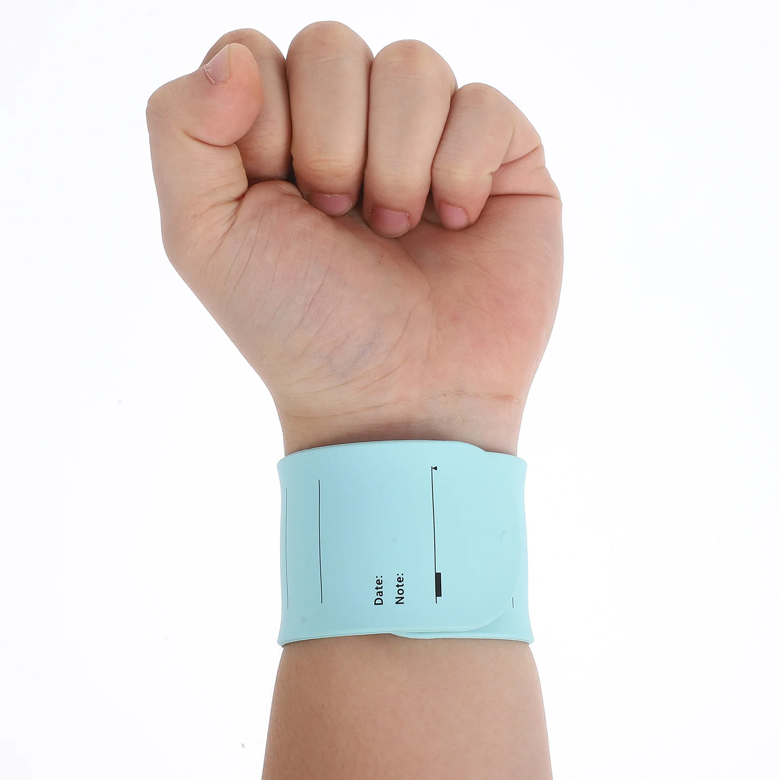 Bracelet mémo en Silicone, 6 pièces, bloc-notes effaçable, bandes de gifle imperméables pour les professionnels occupés