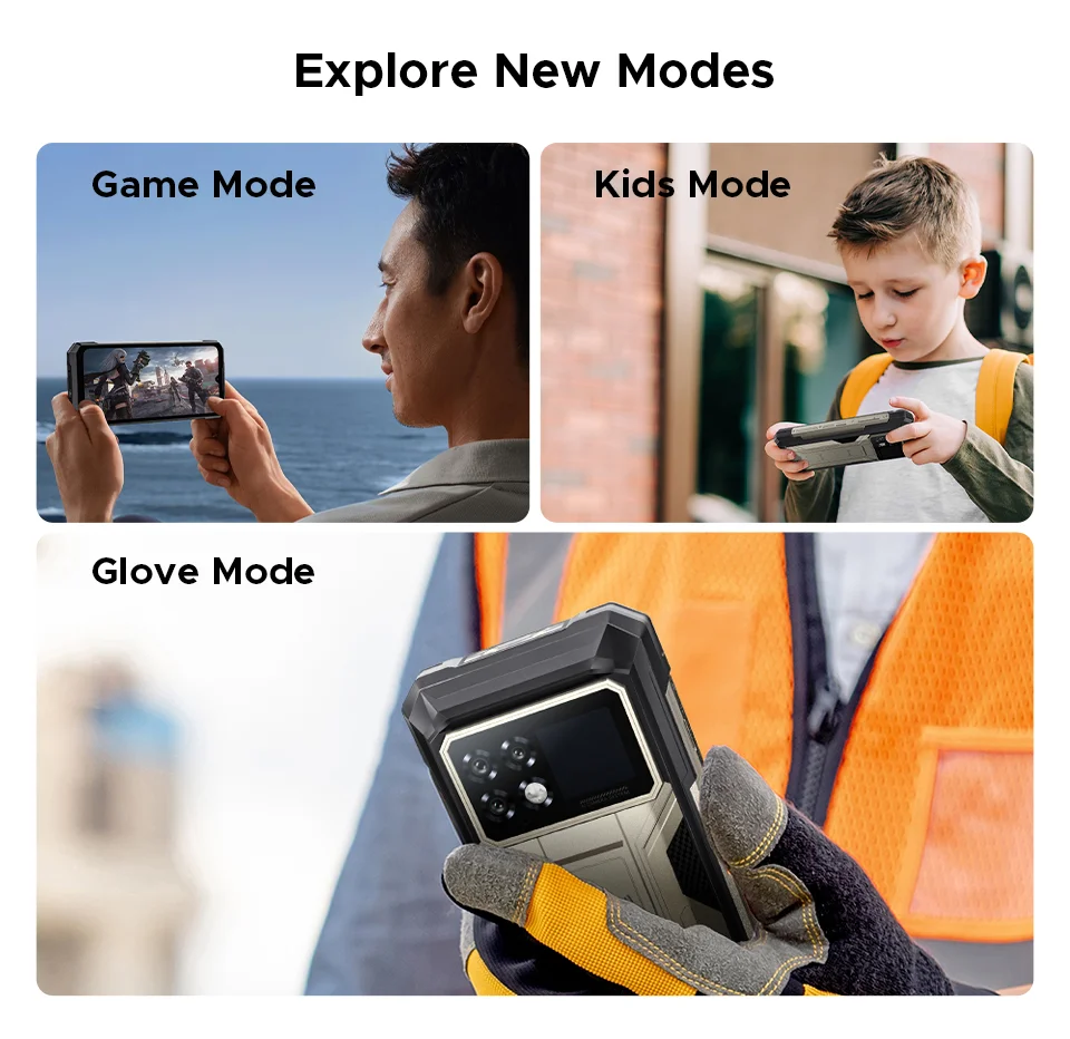 Global Version DOOGEE S200 Max Rugged Phone 16GB 512GB 22000mAh Battery 66W 1.32" Rear Display 6.72” 120Hz Dimensity 7050 NFC